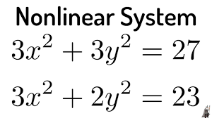 nonlinear equation